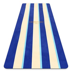 Tapis de yoga antidérapant microfibre confort 3,5 mm santorin