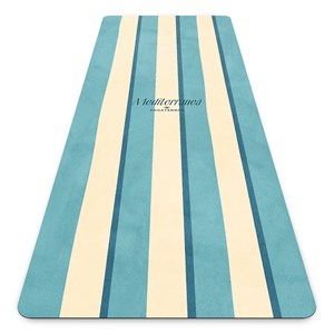 Tapis de yoga antidérapant microfibre confort 3,5 mm capri avec sac