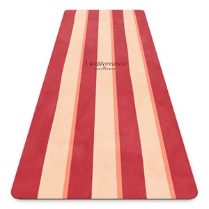 Tapis de yoga antidérapant microfibre confort 3,5 mm positano avec sac