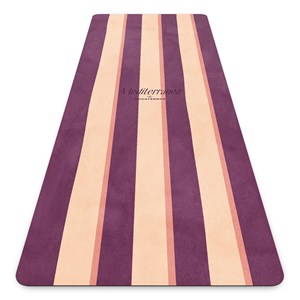 Tapis de yoga antidérapant microfibre confort 3,5 mm valensole avec sac
