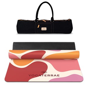 Tapis de yoga kyoto en pu-caoutchouc naturel avec sac