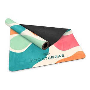 Tapis de yoga antidérapant microfibre voyage 1 mm bora bora avec sac