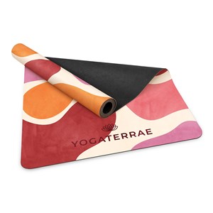 Tapis de yoga antidérapant microfibre voyage 1 mm kyoto avec sac