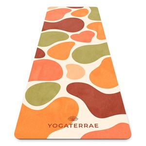 Tapis de yoga antidérapant microfibre confort 3,5 mm montreal avec sac