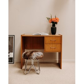 Yvan, le bureau en chêne et métal n°453