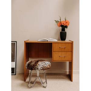 Yvan, le bureau en chêne et métal n°453