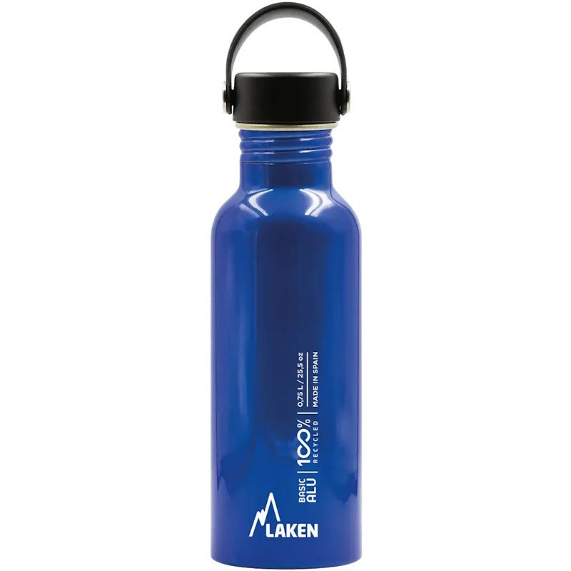 Gourde alu laken basic oasis 0,75l bleue