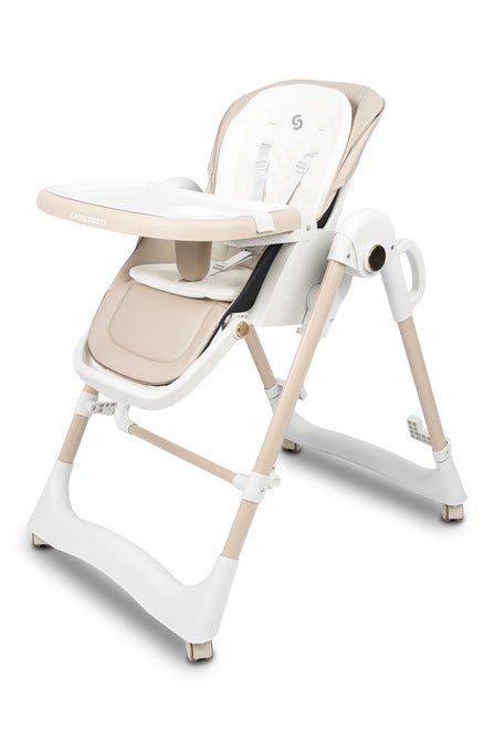Leantoys - Chaise haute bébé nesto 3 en 1 beige multifonction pour bébé