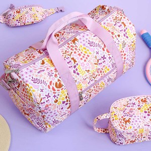 Sac de voyage fleurs du jardin