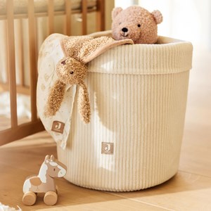 Panier de rangement cloudy rib oatmeal (35 x 30 cm)