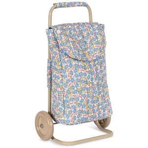 Caddie à roulette pour poupée fleur rosier