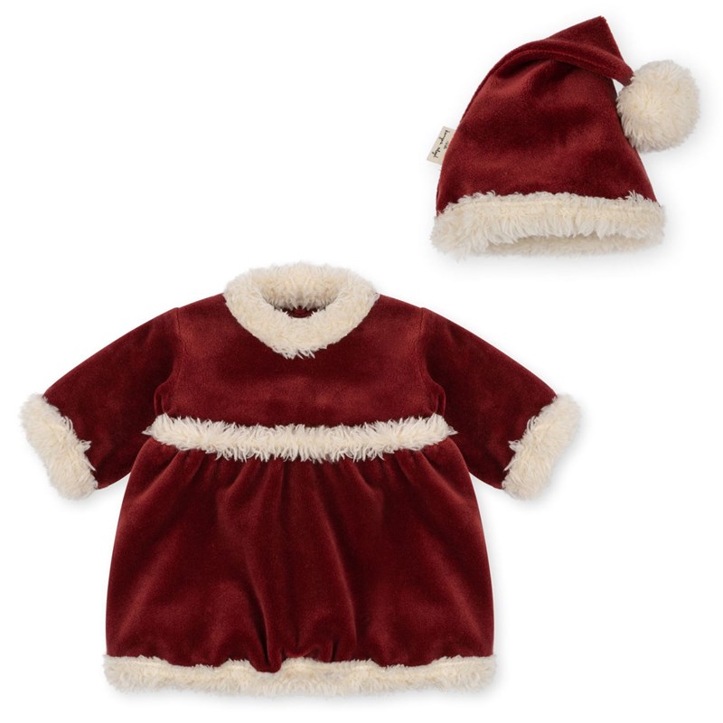 Robe de noël pour poupée