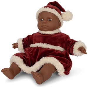 Robe de noël pour poupée