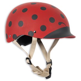 Casque de vélo pour enfant coccinelle (51-55 cm)