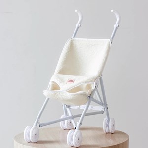 Poussette pour poupée sherpa