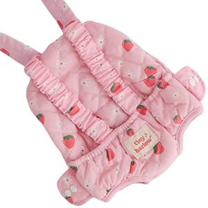 Porte bébé pour poupée fraise