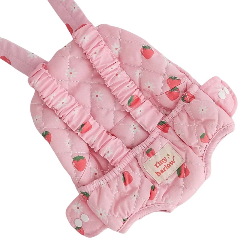 Porte bébé pour poupée fraise