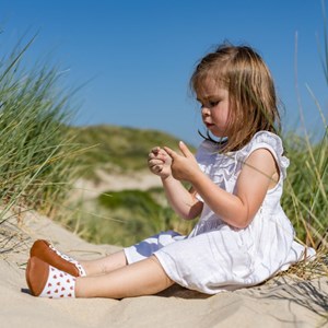 Chaussons tout-terrain les petits cœurs (pointures 21-23)