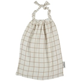 Serviette de cantine gaze grands carreaux