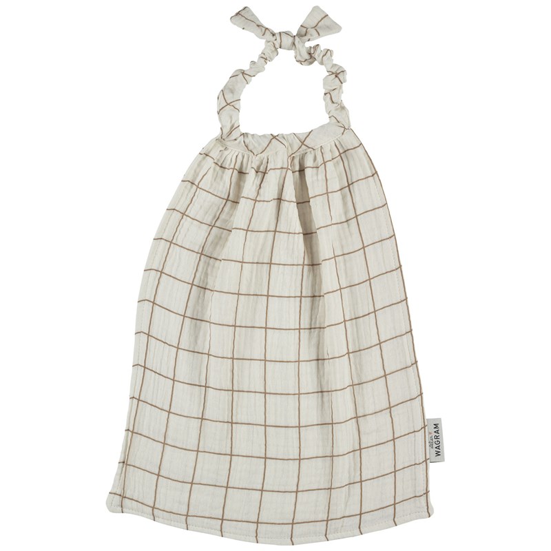 Serviette de cantine gaze grands carreaux