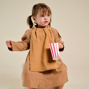 Serviette de cantine gaze camel