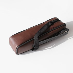 Monoculaire télescopique x25 lentille 30 mm effet cuir nature