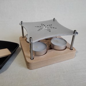 Appareil à raclette à la bougie
