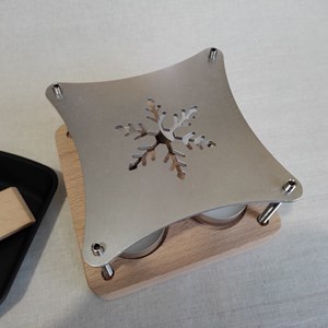 Appareil à raclette à la bougie