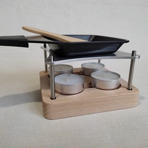 Appareil à raclette à la bougie