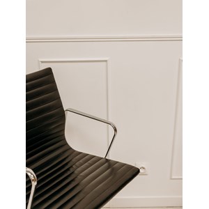 Grande chaise de bureau en skaï n°1090