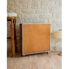 Valise roulante en bois n°209