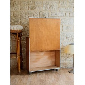 Valise roulante en bois n°209