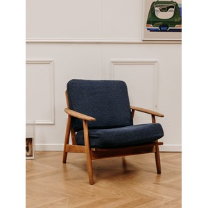 Fauteuil scandinave en bois n°714