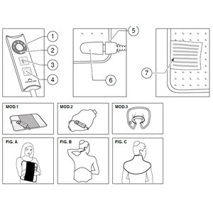 Dreamland coussin chauffant multifonctionnel tissu velouté doux - beige