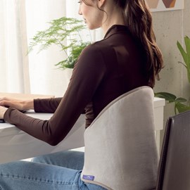 Dreamland coussin chauffant dorsal avec doublure respirante - beige