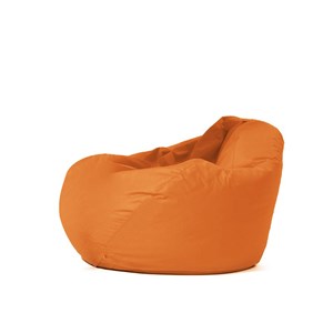 Ohau pouf poire d'extérieur 130x115cm orange