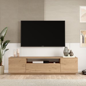 Tyro meuble tv bois 180cm