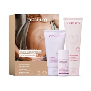 Coffret cadeau mes essentiels grossesse kit femme enceinte et future maman -omum