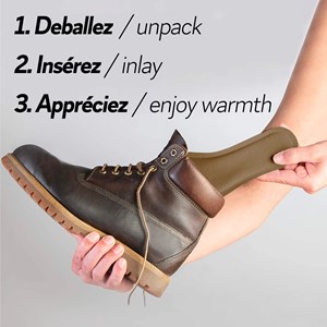 10 paires chauffe pieds tailles 40 à 43 chaleur 8 h hiver