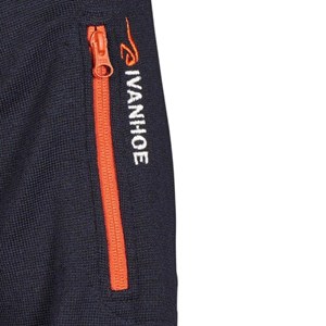 Ivanhoe gilet hadar demi-zip bleu M