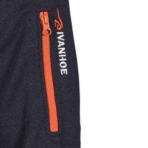 Ivanhoe gilet hadar demi-zip bleu L