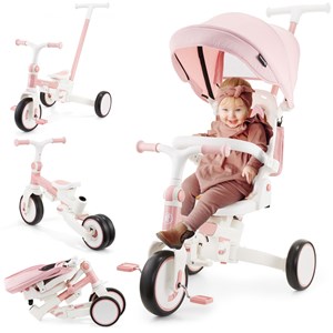 Tricycle bébé évolutif, siège pivotant 360°, vélo enfant, draisienne