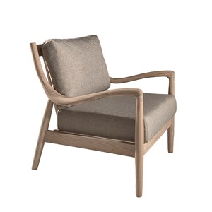 Philadelphie - fauteuil en mindi vernis naturel