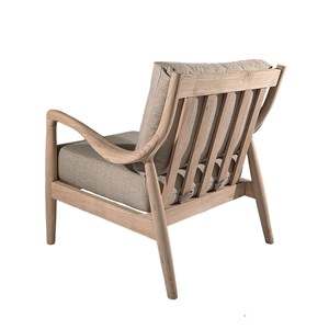 Philadelphie - fauteuil en mindi vernis naturel