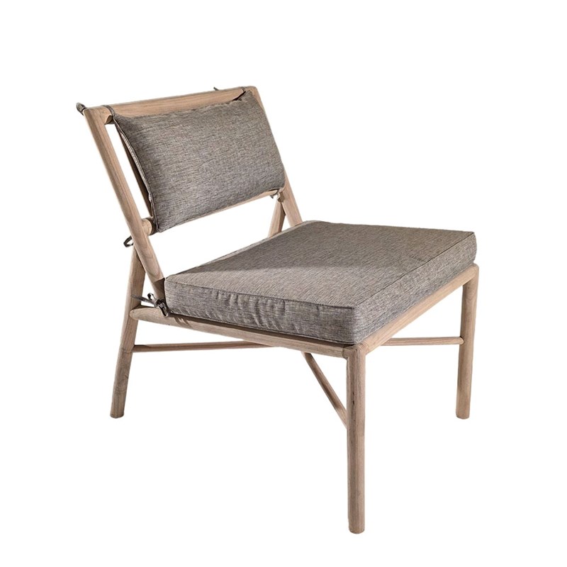 Miami - fauteuil en mindi vernis naturel