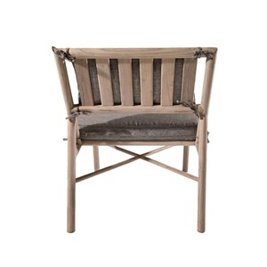 Miami - fauteuil en mindi vernis naturel