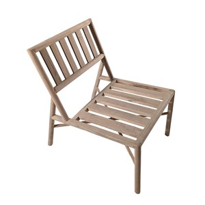 Miami - fauteuil en mindi vernis naturel