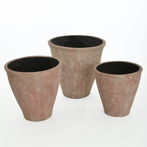 Antik - pots en terre cuite - set de 3