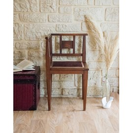 Fauteuil d'angle en bois n°828