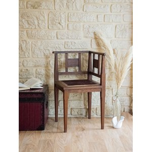 Fauteuil d'angle en bois n°828